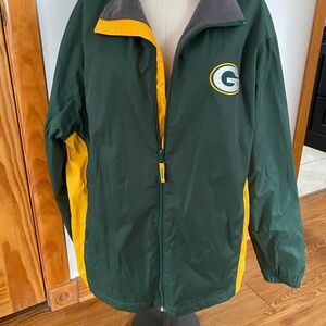 Men NFL Packer Zip Up Jacket